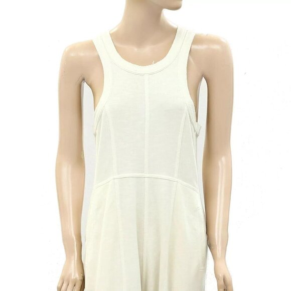 Anthropologie Cream Jumpsuit - Picture 6 of 9